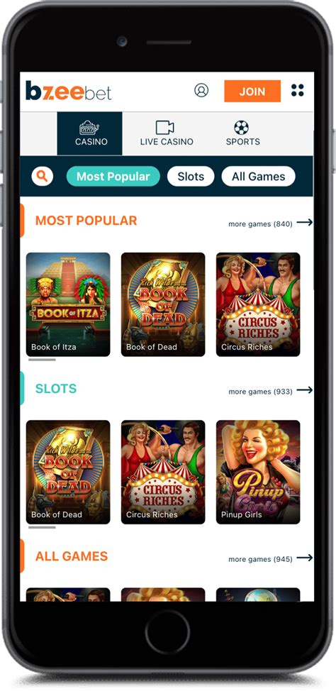 Bzeebet casino app